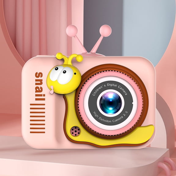 Oggfader Digital Camera for Kids 10-12 Children's Holiday Gift High-definition Front And Rear Shot 2000w Mini 2.0 Inch Video Camera Can Take Pictures Without Card,Pink