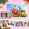 thumbnail image 1 of Oggfader Digital Camera for Kids 10-12 Retro Children's Digital Camera 2.4-inch 2000W High-definition Lens Be Abled To Take Photos Video Filter High-definition Mini Flip Selfie,Pink, 1 of 9
