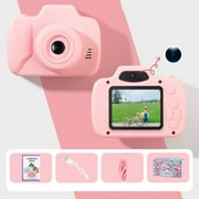 Oggfader Digital Camera for Kids 10-12 Digital Camera CCD 16 Million HD Light Card Lens Can Be Self-timer Camera Electronic Photo Stabilization,Pink
