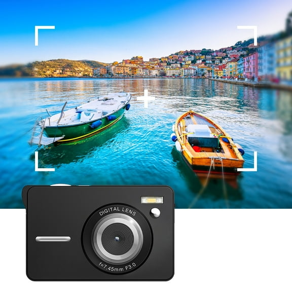 Oggfader Digital Cameras for Photography 4k Up To 56 MP (interpolation) Digital Camera 20x Digital Zoom 2.7 Inch TFT-LCD Digital Anti—shake Camera Built-in Flash And Face Distinguish,Black
