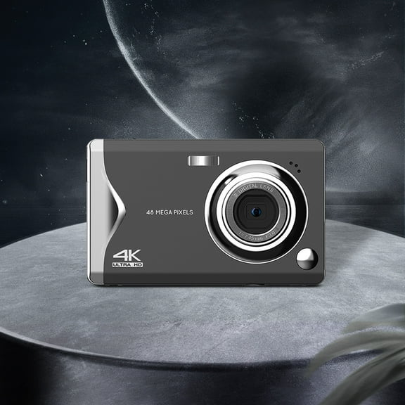 Oggfader Digital Cameras for Photography Adults 4K HIgh Definition 3 Inch Single Camera Large Screen Digital Camera With 16x Zoom And Automatic Focusing With Intelligent Scene,Black