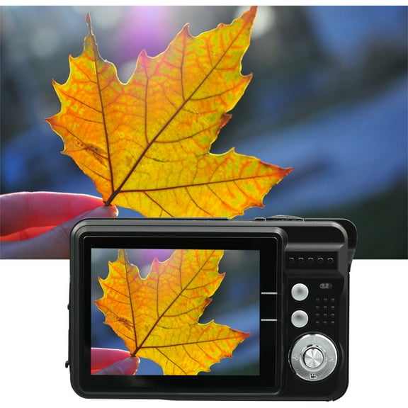 Oggfader Digital Cameras for Photography Adults Camera Hd 1080p Night Vision DV Digital Camera Home Student Self Timer C3 Card Camera Electronic Anti-shake Gift Student Camera,Black