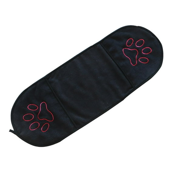 Yarino Dog Drying Towel Super Absorbent Microfiber Dog Bath Towels For Drying Dogs Cats Shammy Clean Gloves For Pet Puppy Machine Washable On Clearance Black