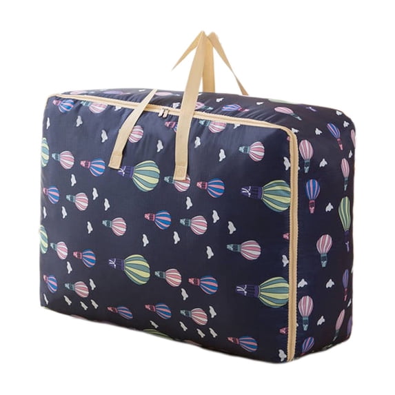 Oggfader Extra Large Heavy Duty Oxford Storage Bag with Reinforced Handles - Double Zipper, Waterproof, Collapsible for Clothes, Toys, College Dorm Moving & Christmas Decorations
