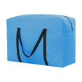 thumbnail image 1 of Oggfader Extra Large Moving Bags Heavy Duty - 600D Polyester Waterproof Storage Totes with Handles, Foldable Clothes Quilt Organizer, 16 Gallon, Blue, 1 of 6