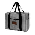 thumbnail image 1 of Oggfader Extra Large Oxford Cloth Storage Bag - Heavy Duty Waterproof Moving Organizer with Reinforced Handles, Clear Window for Bedding, Clothing - Black, 1 of 6