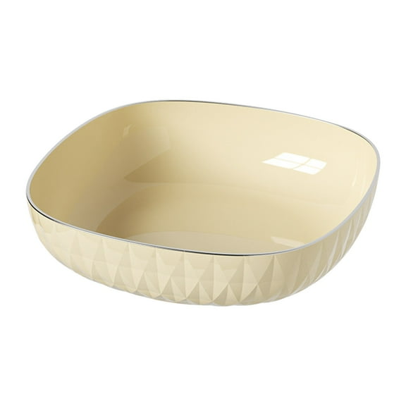 Oggfader Fruit Plates Home Multi-functional Candy Plates Living Room Coffee Table Snack Fruit Plates White