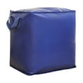 thumbnail image 1 of Oggfader Heavy Duty Extra Large Waterproof Storage Bags with Reinforced Handles & Double Zipper, Collapsible for Clothes, Christmas Decor, College Dorm Moving - Blue, 1 of 8