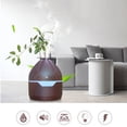 thumbnail image 1 of Oggfader Humidifier for Room New Portable Aroma Oil Diffuser LED Aroma Aromatherapy Humidifier Brown, 1 of 1