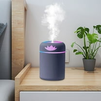 Oggfader Humidifiers for Bedroom Mini Aromatherapy Machine Mini Desktop USB Car Mounted Running Lantern Office Home Silent Colorful Cup Humidifier Gray