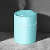 Oggfader Humidifiers for Home Portable Desk Humidifier Cool Mist Humidifier Small Humidifier For Home Bedroom Office Plants Colorful Night Function Sky Blue