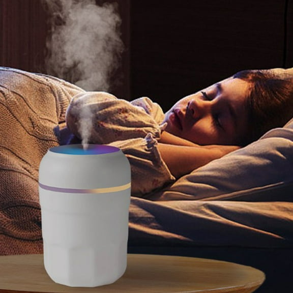 Oggfader Humidifiers for Bedroom Colorful Glaring Humidifier Household Small Silent Large Mist Volume Bedroom Office Airpurifier Portable Car Spray