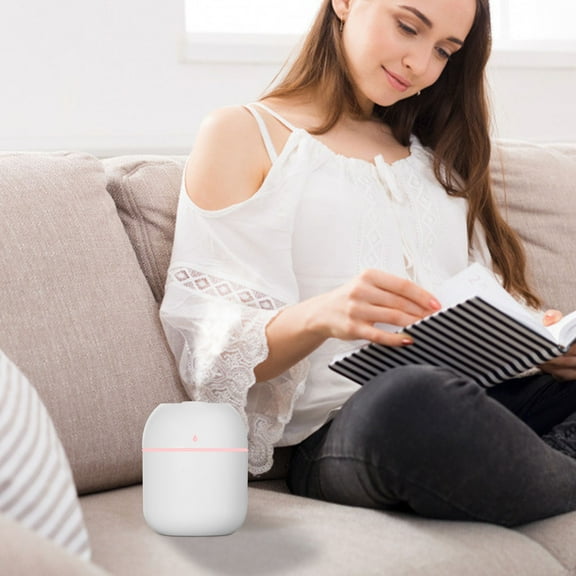 Oggfader Humidifiers for Bedroom New Water Drop Humidifier Portable Bedroom Household Mute Atomizer