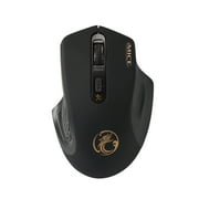 Oggfader Imice E-1800 For Laptop PC Wireless USB Receiver Mouse Game Mice Black