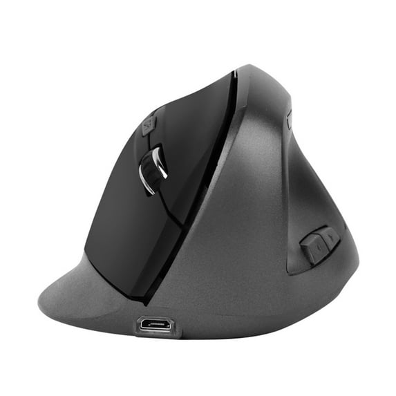 Oggfader Keyboards for Computers 2.4GHz Vertical Ergonomic Wireless Optical Mouse 2000 DPI For PC Laptop Computer Black