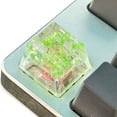 thumbnail image 1 of Oggfader Keyboards for Computers DIY Resin Mechanical Keyboard Keycaps Unleash Your Cretive Typing Style, 1 of 1