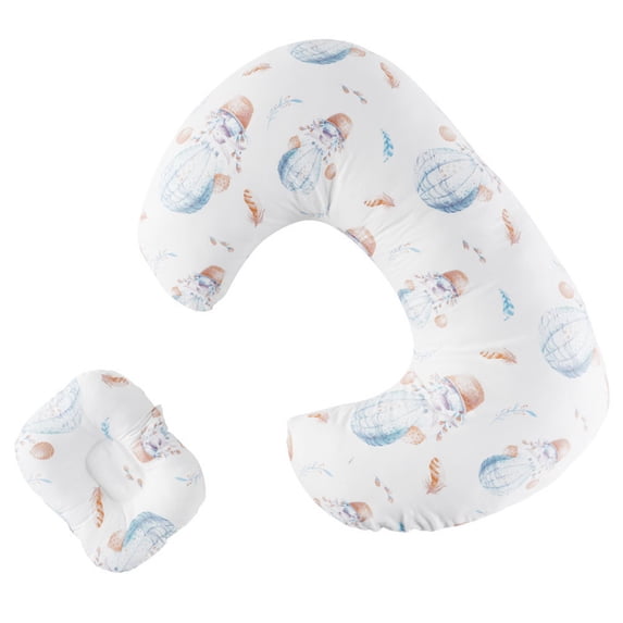 Oggfader Kids Pillows for Girls Boys Sleeping 4 in 1 Multifunction Slow Comfortable Pressure Pillow Pearl Cotton Neck-Protection