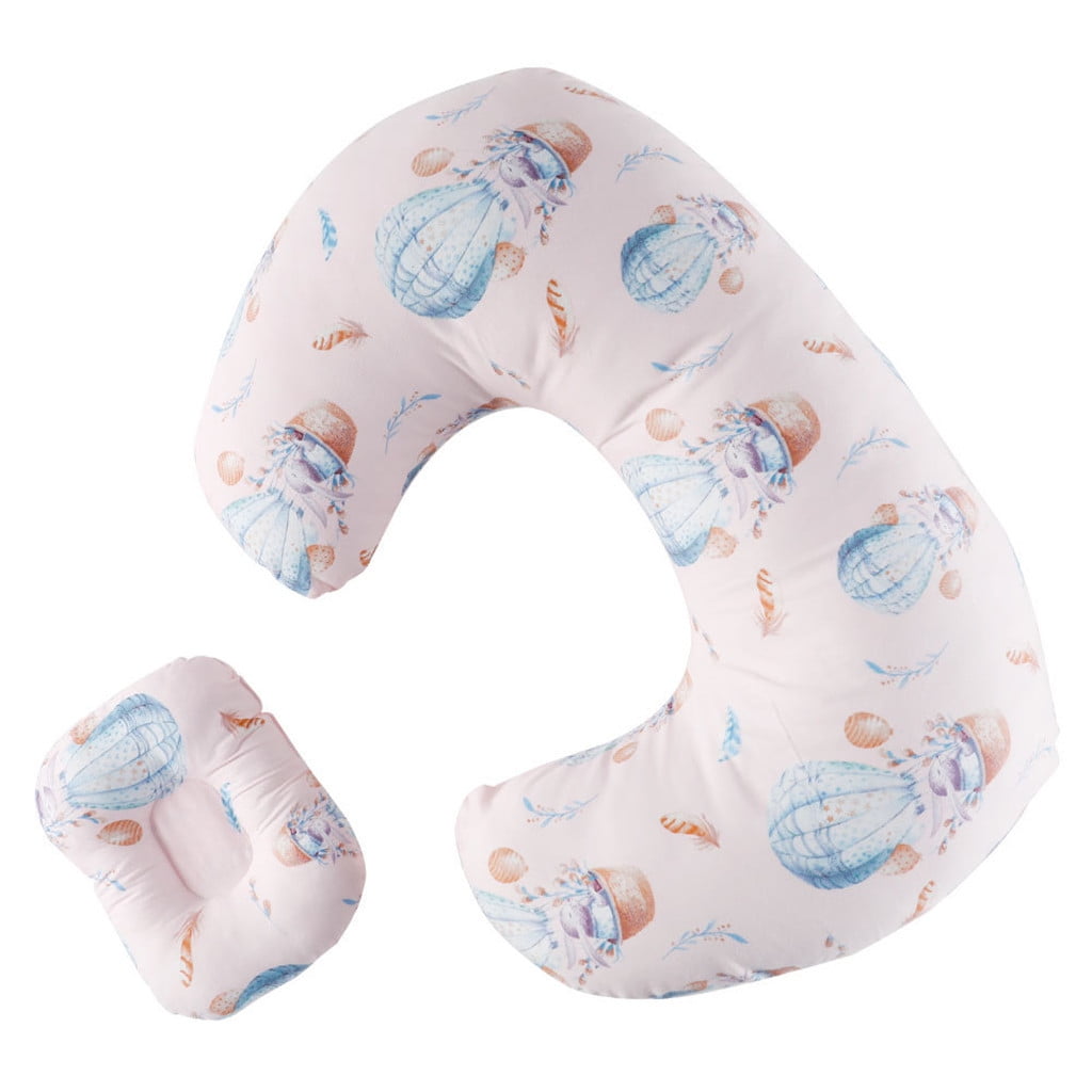 Oggfader Kids Pillows for Girls Boys Sleeping 4 in 1 Multifunction Slow Comfortable Pressure Pillow Pearl Cotton Neck-Protection