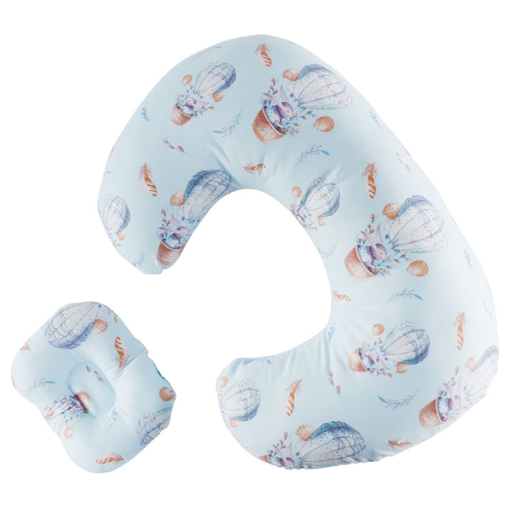Oggfader Kids Pillows for Girls Boys Sleeping 4 in 1 Multifunction Slow Comfortable Pressure Pillow Pearl Cotton Neck-Protection
