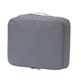 thumbnail image 1 of Oggfader Large Travel Packing Cubes, Twill Fabric Multi-Functional Storage Bag with Compartments & Mesh Pockets, Gray, for Luggage, Clothes, Shoes - Large Size, 1 of 6