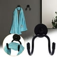 thumbnail image 1 of Oggfader Magnetic Towel Hook Towel Rack Thickened Ferromagnetic Towel Rack Towel Hook Free Installation On Clearance black, 1 of 9