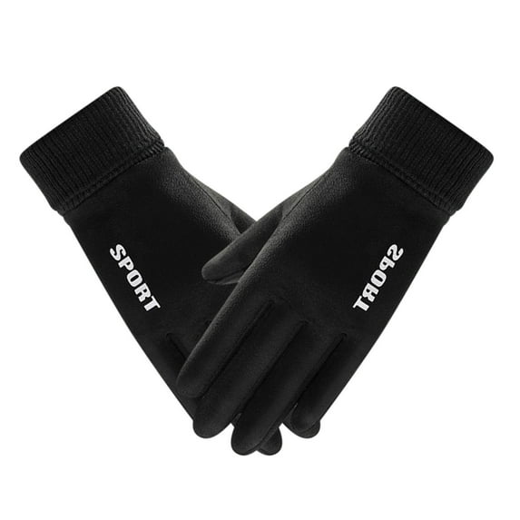 Oggfader Men's Winter Warm Gloves - Windproof, Fleece Lined, Thickened for Skiing, Cycling, Hiking & Outdoor Activities