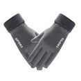 thumbnail image 1 of Oggfader Men's Winter Warm Gloves - Windproof Neoprene with Fleece Lining, Thick for Outdoor Skiing Cycling Hiking, 1 of 4
