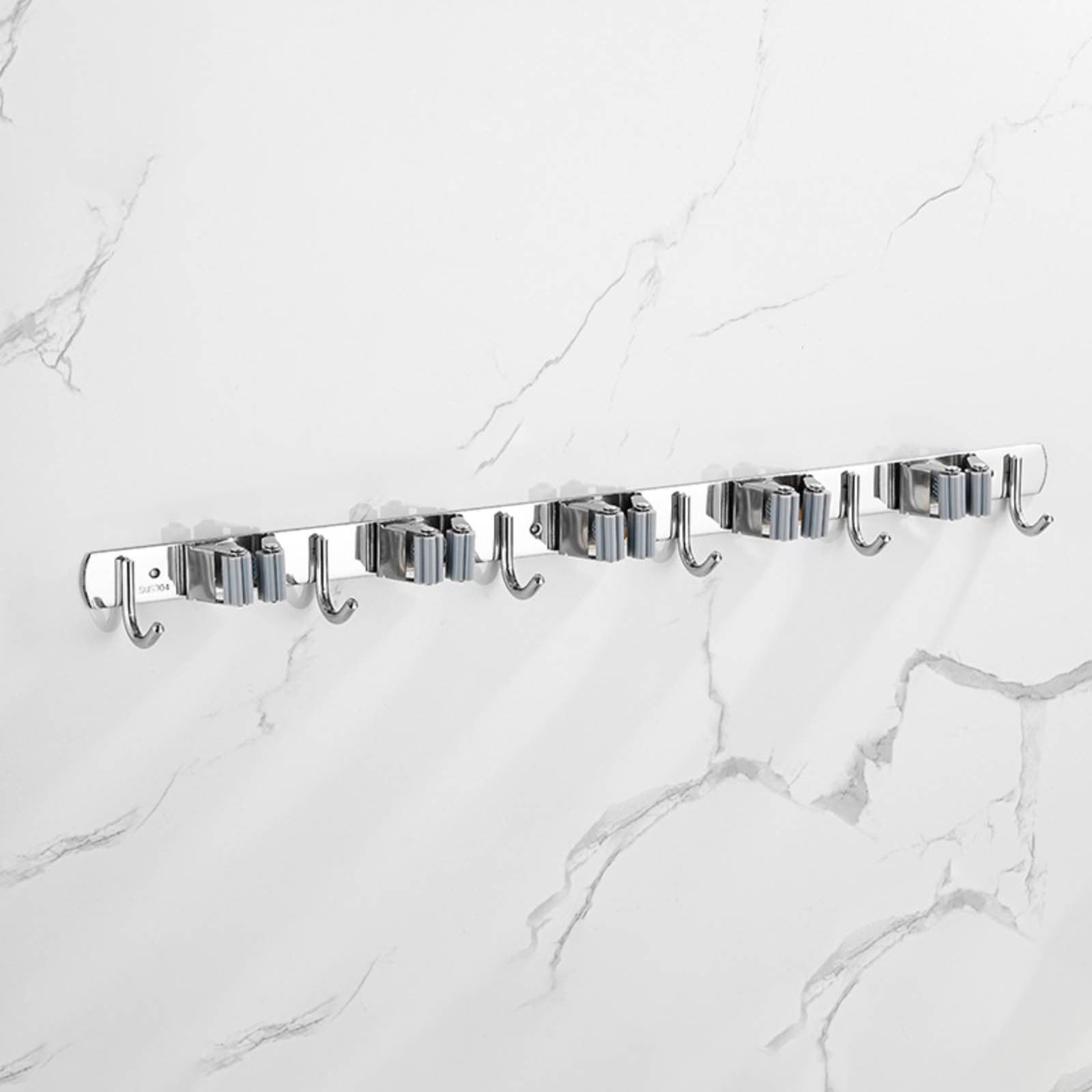 Oggfader Mops for Floors Floating Shelves Wall Mounted Bathroom Shelf