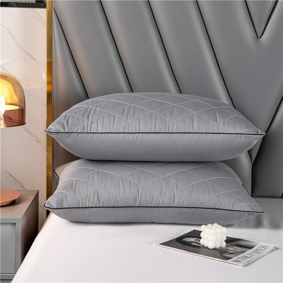 Oggfader Pillows for Bed King Hotel grade Pillow Core Soft And Supportive Down Bed Pillow Suitable For Back Side And Stomach Sleepers Made Of friendly Fabric