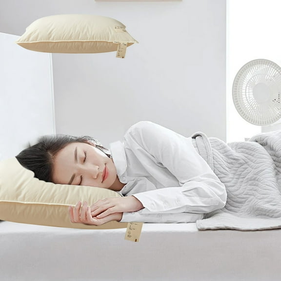 Oggfader Pillows for Bed King Neck Support Pillow Core With Soft Cushioning Ideal Bedside Hugging Pillow For Home Use