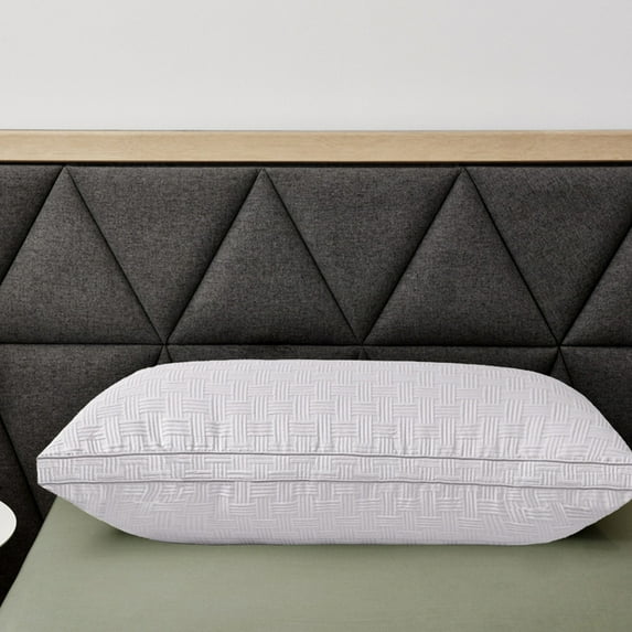 Oggfader Pillows for Bed King Super Soft Weave Pillow Standard Size 19 X 29 In Breathable Skin Friendly Pillow Decorative Weave Pillow