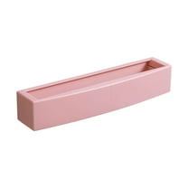 Oggfader Pink Bathroom Slipper Rack - Wall Mounted, No Drill Adhesive, Retractable Space Saving Bathroom Shoe Organizer
