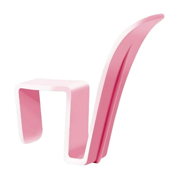 Oggfader Pink Hanging Shoe Drying Rack - Windproof Plastic, Detachable for Balcony, Window Guardrail | Small Space Outdoor & Travel Use