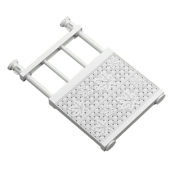 Oggfader Plastic Adjustable Closet Shelf - Retractable No Drill Cabinet Partition, Stackable Wardrobe Divider Organizer for Shoe Shelf & Kitchen