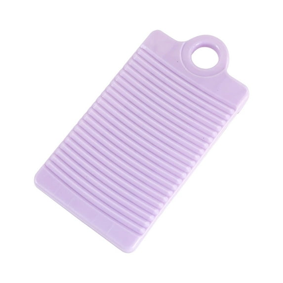 Oggfader Purple Handheld Mini Plastic Washboard - Portable Laundry Scrub Board for Ba-by Clothes, Delicate Fabrics & Camping