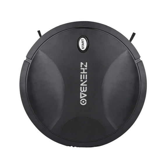 Oggfader Robot Vacuum 2 In 1 Intelligent Sweeping Robot Household Intelligent Robotic Sweeper Household Wireless Rechargeable Vacuum Sweeping For Pet Hair All Floors Carpets Black