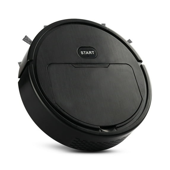 Oggfader Robot Vacuum Intelligent Vacuum Cleaner Automatic Lazy Home Use Sweeping Suction Mopping Integrated Sweeper USB Rechargeable Vacuum Cleaner Black