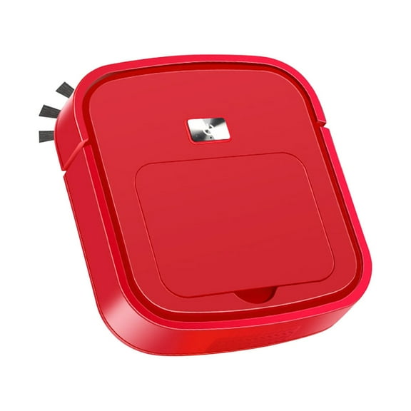 Oggfader Robot Vacuum Small Home Appliance Vacuum Cleaner Rechargeable Sweeping And Mopping Machine Household Intelligent Sweeping Robot Red