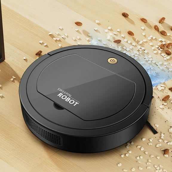 Oggfader Robot Vacuum Suction Sweeping And Dragging Integrated Machine Intelligent Sweeping Robot Household Cleaning Machine Small Household Appliances Black