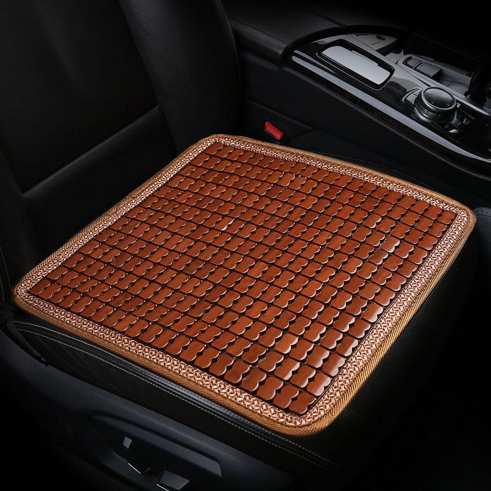 Oggfader Seat Cushion for Car Wood Beaded Car Seat Cushion Car Office