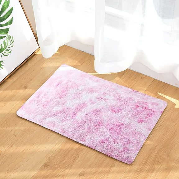 Oggfader Soft Rugs Anti Skid Area Rug Dining Room Home Bedroom Carpet Floor Pink 32in x 20in
