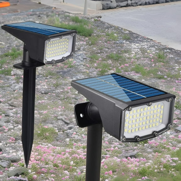Oggfader Solar Lights Outdoor Decorative LED Outdoor Land scape Spotlights Garden Lights Wireless Solar Powered Outdoor Lighting For Yard