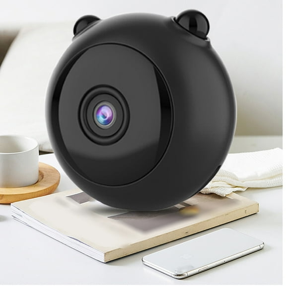 Oggfader Spy Camera Wireless Hidden WiFi HD 1080P Portable Home Security Cameras Small Indoor Outdoor Video Recorder Motion Activated Night Vision,Black,15x10x4.6cm