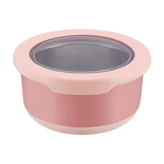 Oggfader Stainless Steel Airtight Food Storage Container with Lid - 420ml, Pink, Stackable, Fridge Freezer Safe for Meal Prep, Kitchen Organizer