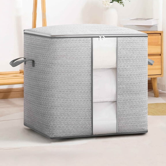 Yarino Storage Bins with Lids Folding Wardrobe Storage Box Sweater Pants Organizing Box Drawer Style Bedroom Storage Box