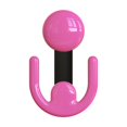thumbnail image 1 of Oggfader Suction Cup No Drill Slipper Rack - Bathroom Wall Mounted Drainage Storage Hook, Pink, for Tile Glass Walls, Space-Saving Shoe Holder, 1 of 6
