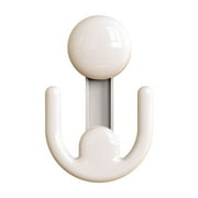 Oggfader Suction Cup Slipper Rack - No Drill Bathroom Shoe Holder, Drainable Waterproof Plastic Organizer for Tile/Glass Walls, Holds Slippers/Flip Flops