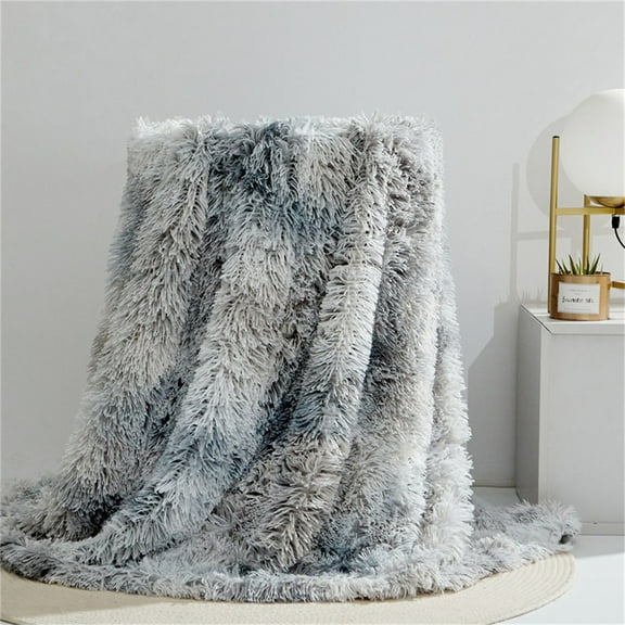 Oggfader Throw Blankets Solid Color Plush Blanket Blanket Sofa Blanket Cover Blanket Bed Tail Blanket