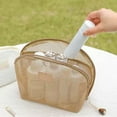 thumbnail image 1 of Oggfader Travel Toiletry Bag Clear Cosmetic Bag TSA Approved Makeup Organizer Mesh Travel Pouch Waterproof Small Toiletry Case for Purse Weekend Gym, 1 of 6