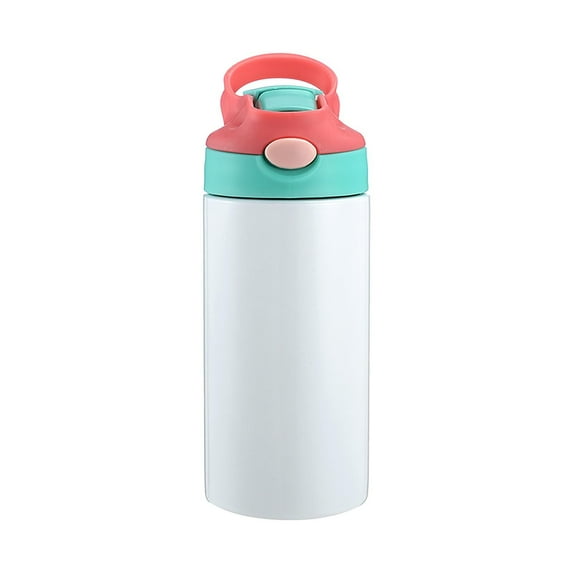 Oggfader Water Bottles Reusable Kids Water Bottles 12oz Custom Insulated Stainless Steel Water Bottle For Girls Boys With Name Straw Lid Customized Children Cups Gifts For School Travel 360ML